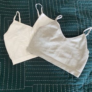 Two primark cropped tank tops